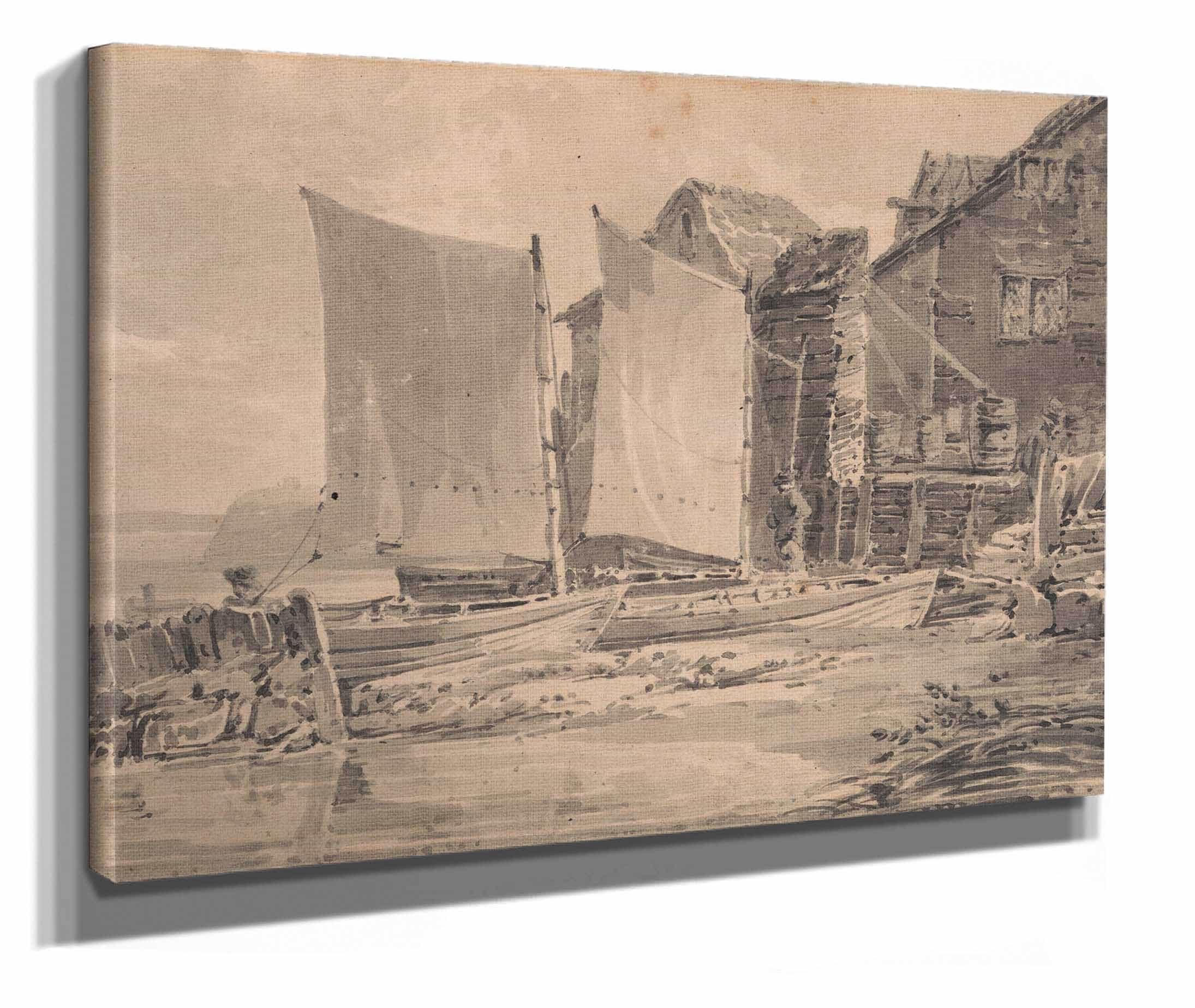Fishermans Cottage Dover by Joseph Mallord William Turner