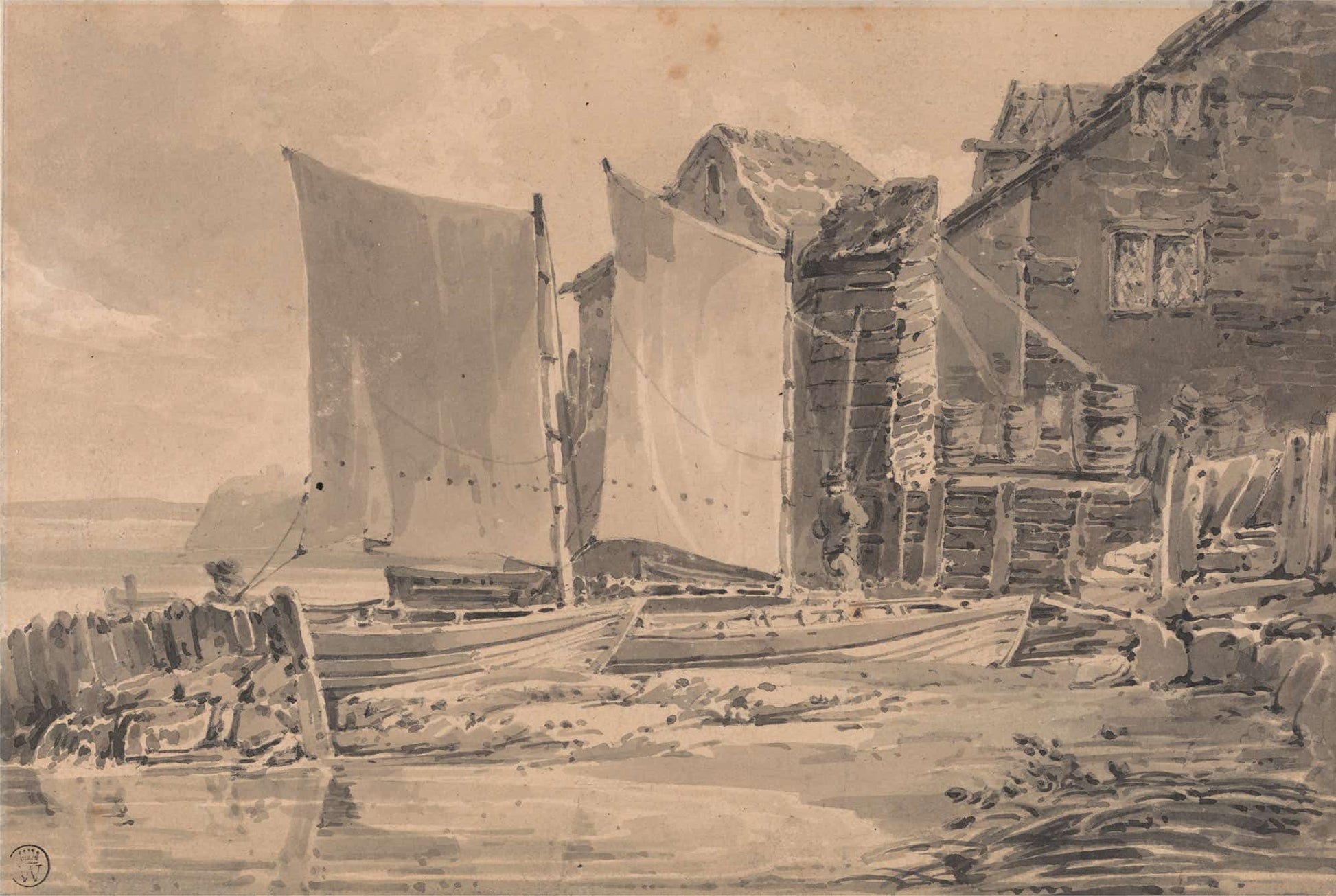 Fishermans Cottage Dover S by Joseph Mallord William Turner
