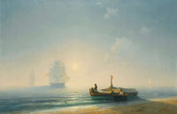 Fishermen At Dawn Naples by Ivan Konstantinovich Aivazovsky