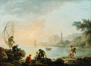 Fishers At The Sunrise by Claude Joseph Vernet