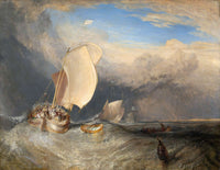 Fishing Boats With Hucksters Bargaining For Fish by Joseph Mallord William Turner