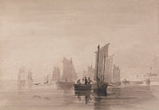 Fishing Off Hastings Early S by David Cox