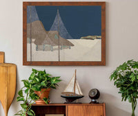 Fishing Village Ryoson by Kamisaka Sekka