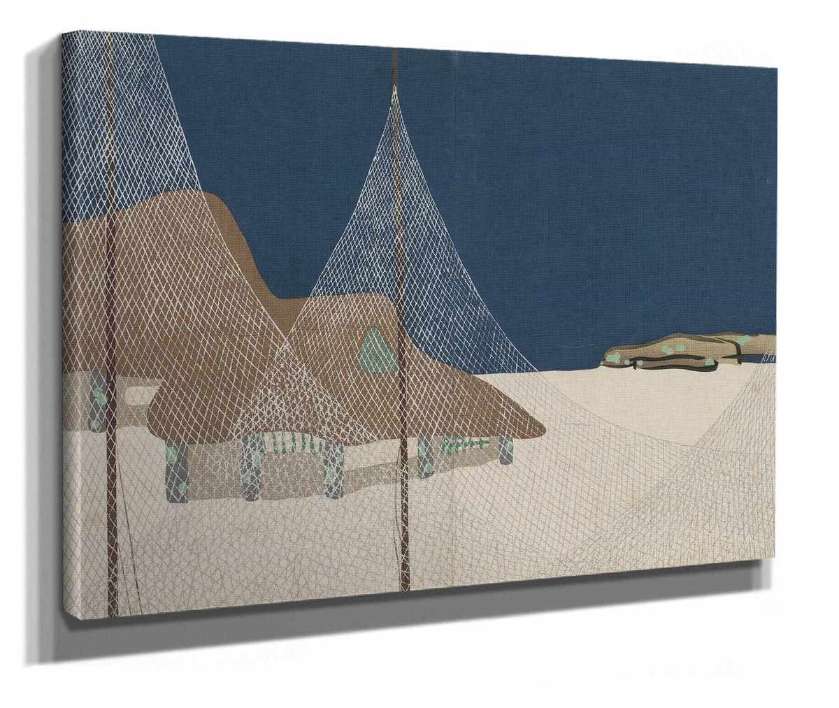 Fishing Village Ryoson by Kamisaka Sekka