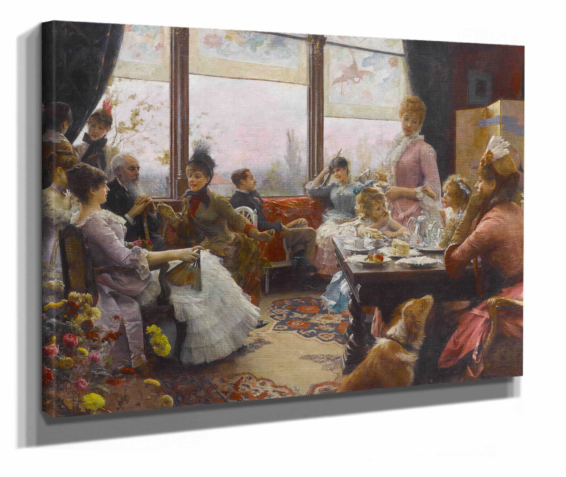 Five Oclock Tea by Julius Leblanc Stewart