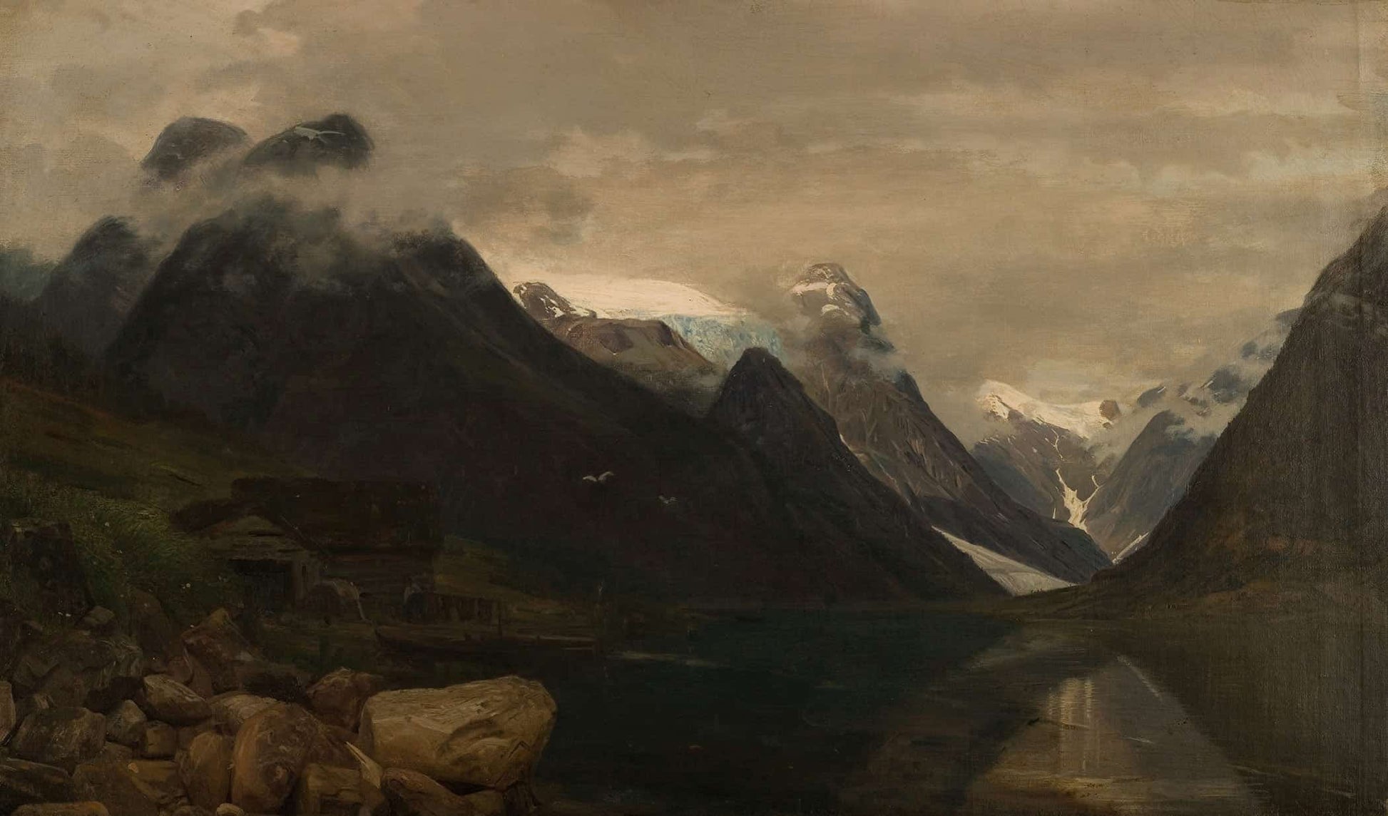 Fjaerlandsfjellene Sogn By Amaldus Nielsen