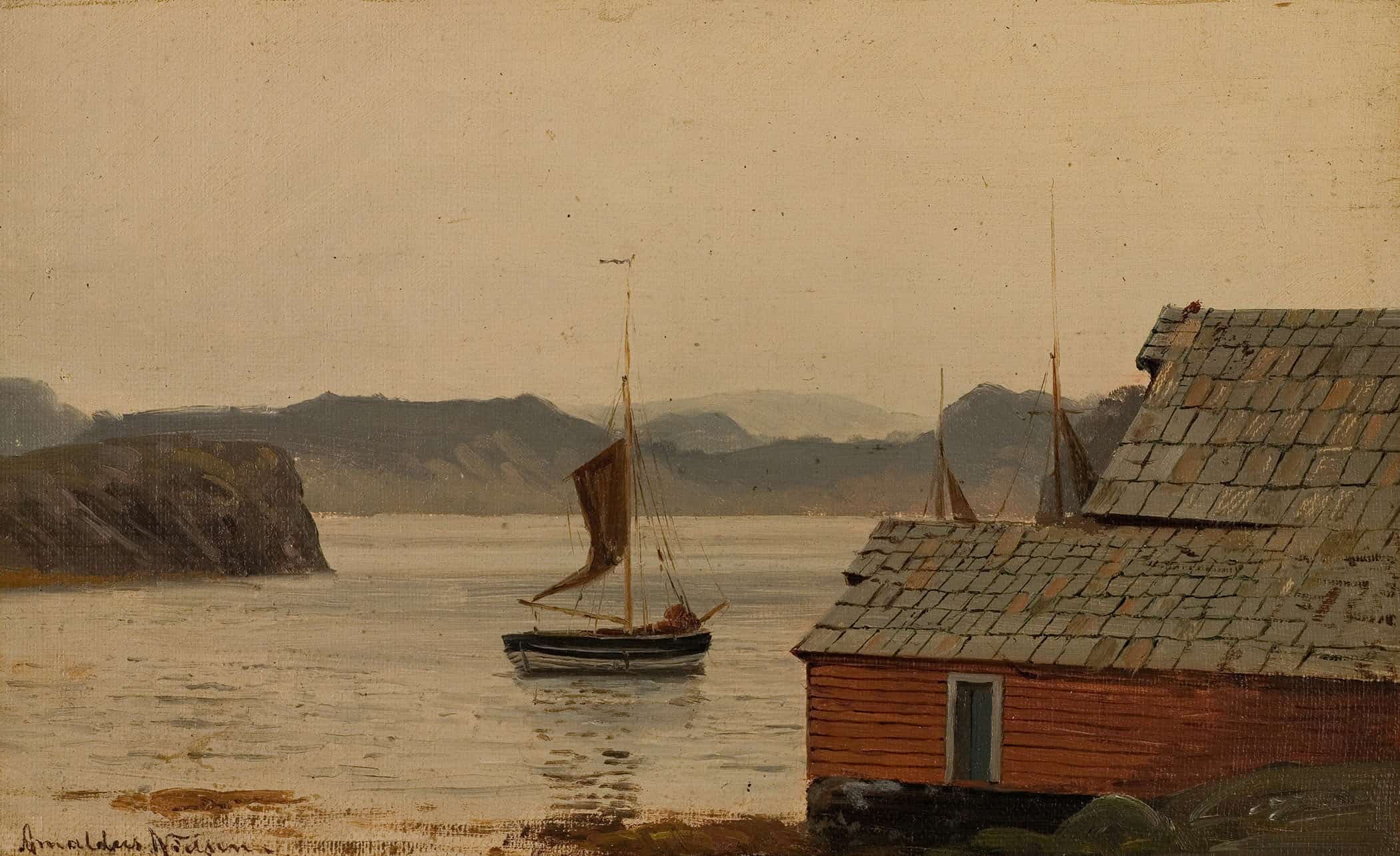 Fjordstudie By Amaldus Nielsen