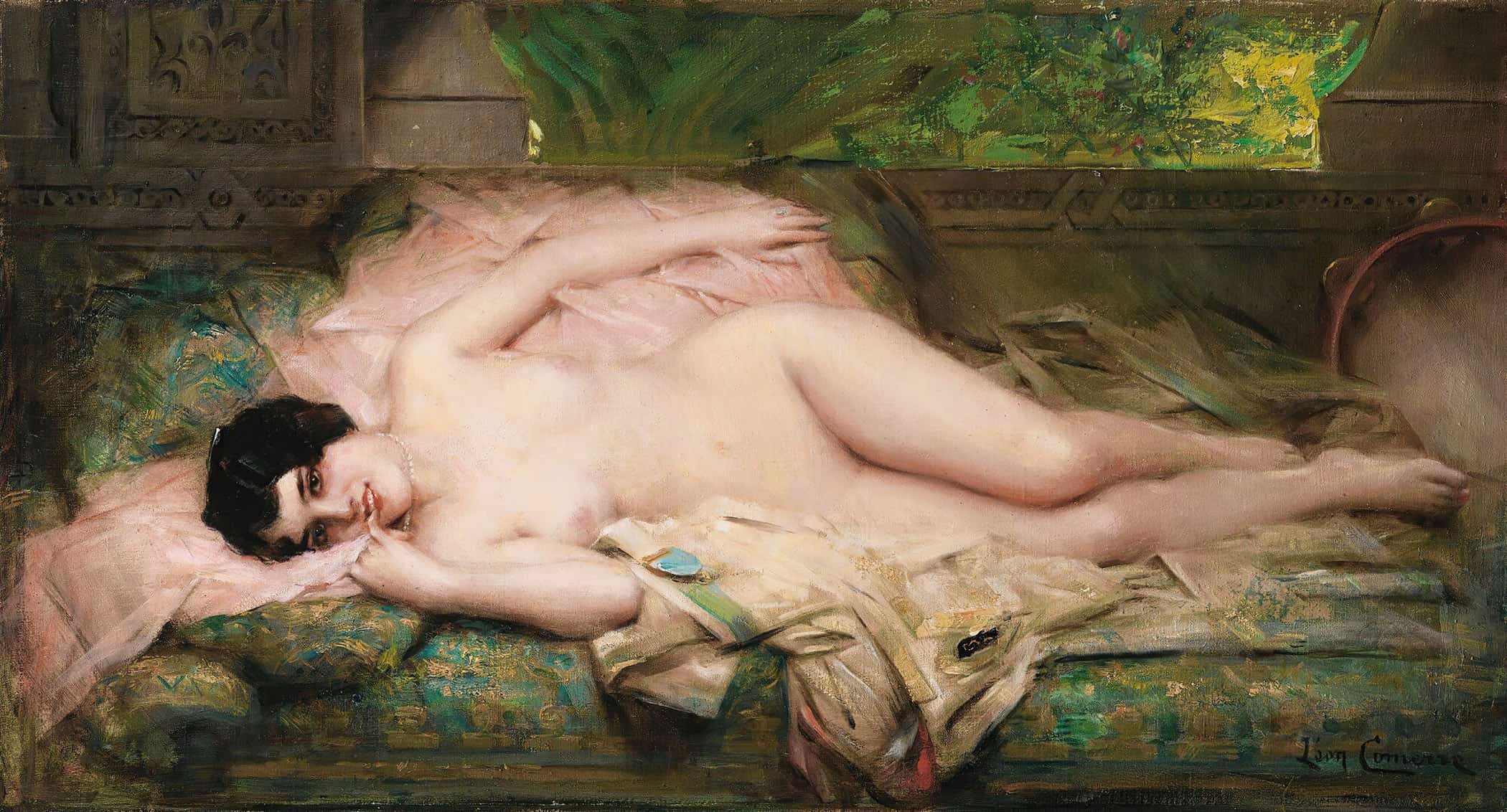 Fleur Dandalousie by Leon Francois Comerre