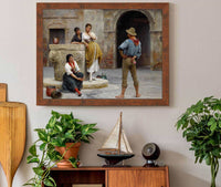 Flirtation by Eugen Von Blaas