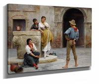 Flirtation by Eugen Von Blaas