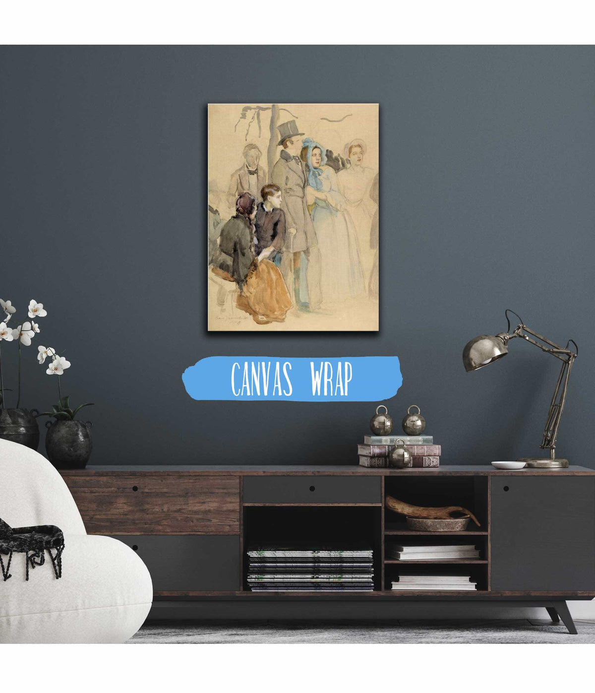 Flora Juhla Kumtahden Kentalla V by Eero Jarnefelt