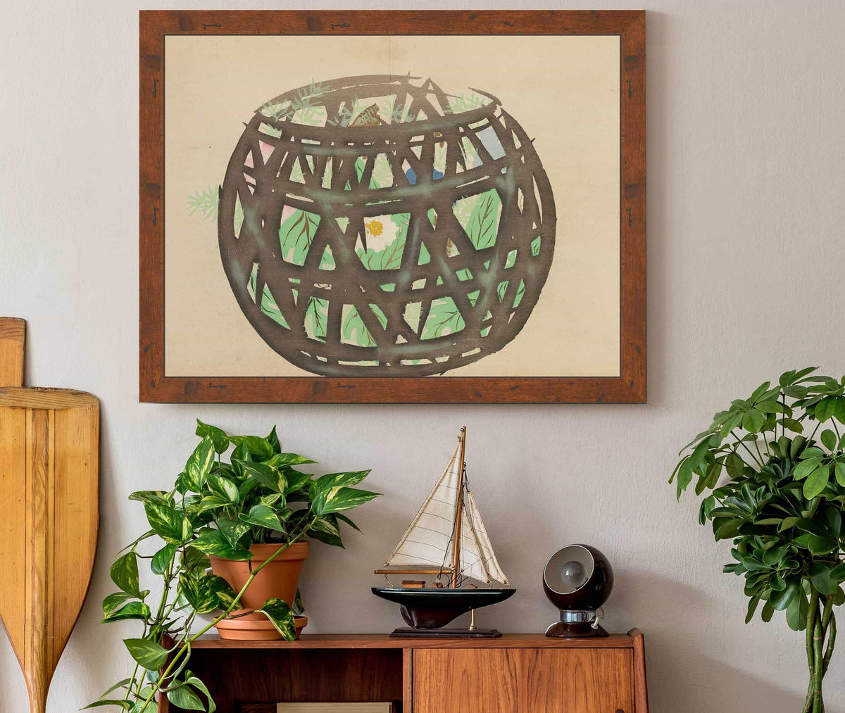 Flower Basket Hanakago by Kamisaka Sekka