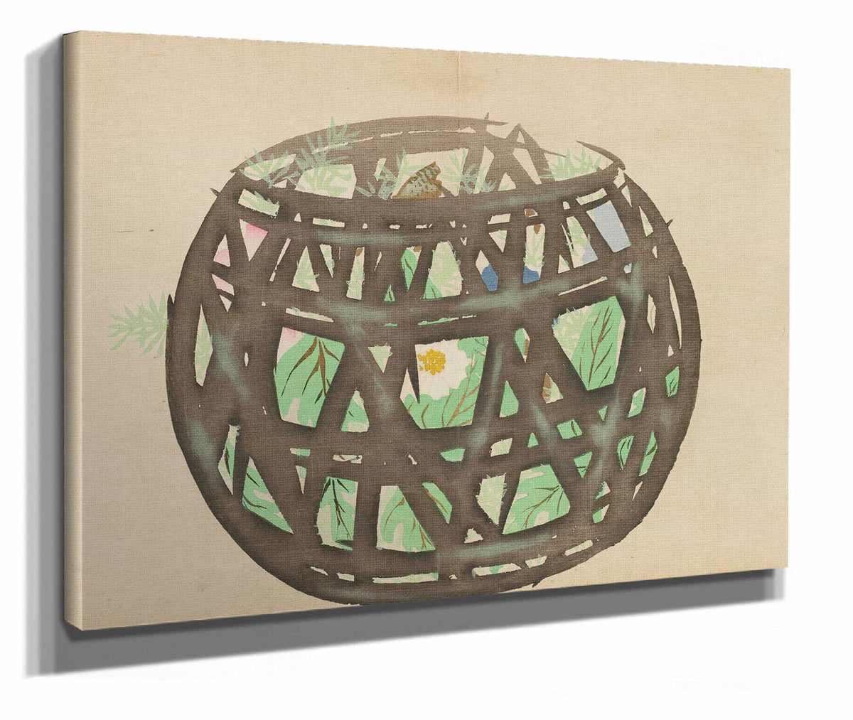 Flower Basket Hanakago by Kamisaka Sekka