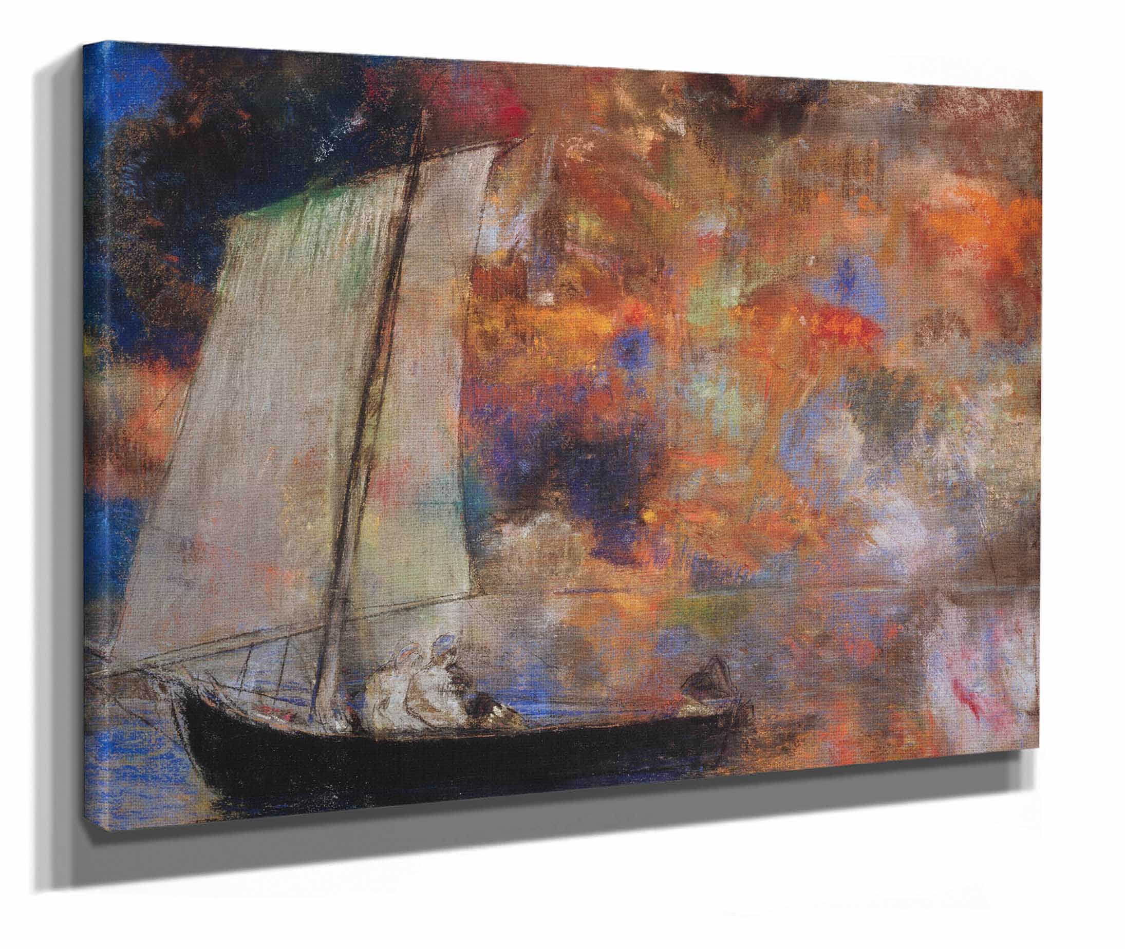 Flower Clouds by Odilon Redon