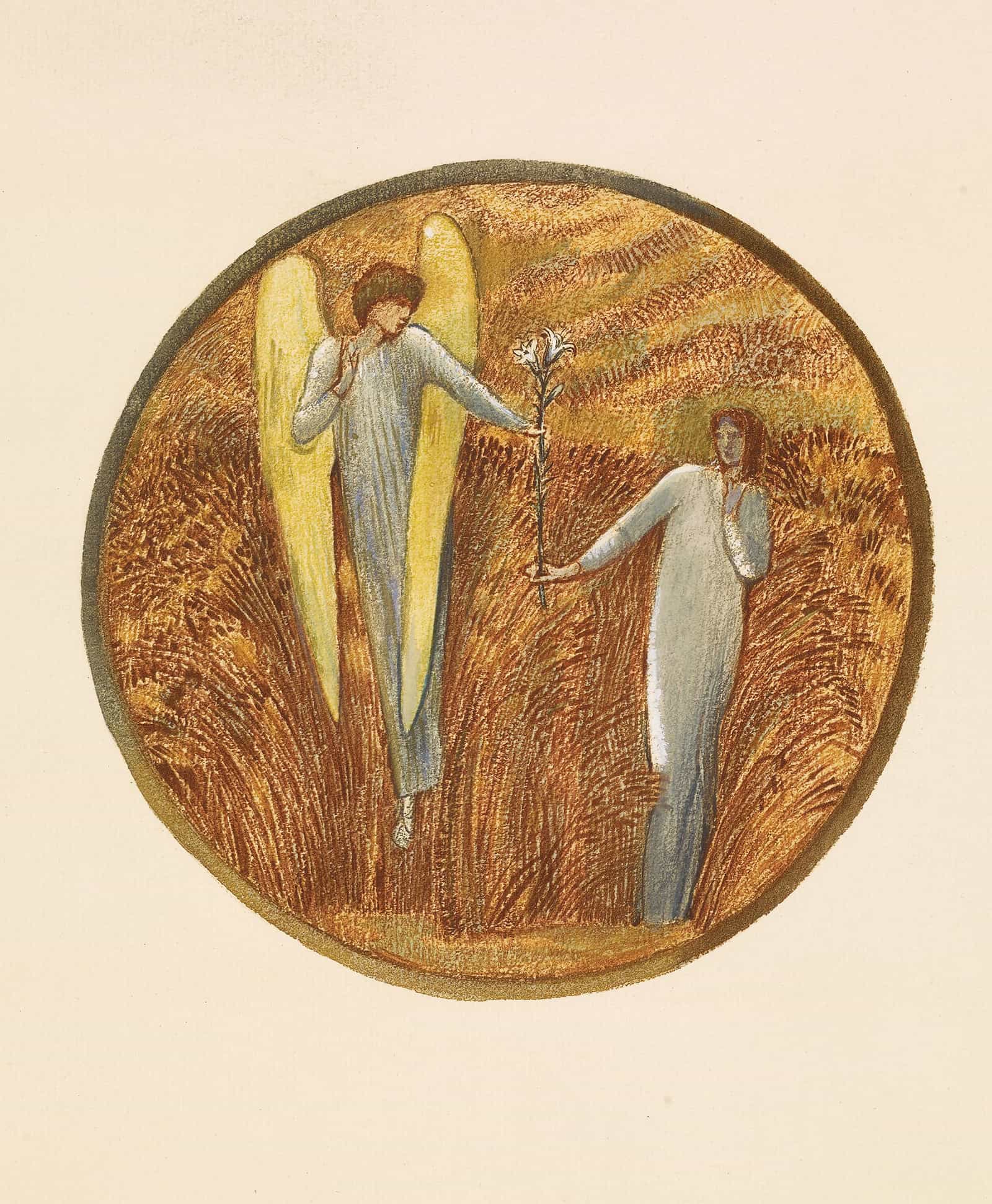 Flower Of God by Sir Edward Coley Burne Jones
