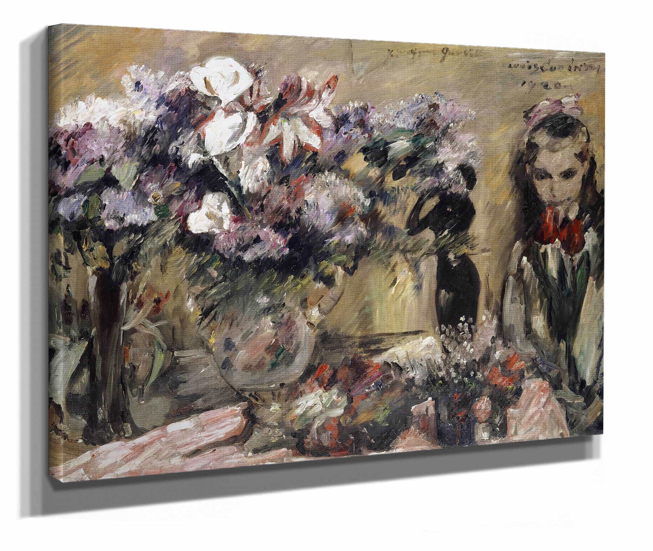 Flowers And Daughter Wilhelmine by Lovis Corinth