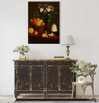 Flowers And Fruit  by Henri Fantin Latour