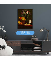 Flowers And Fruit  by Henri Fantin Latour