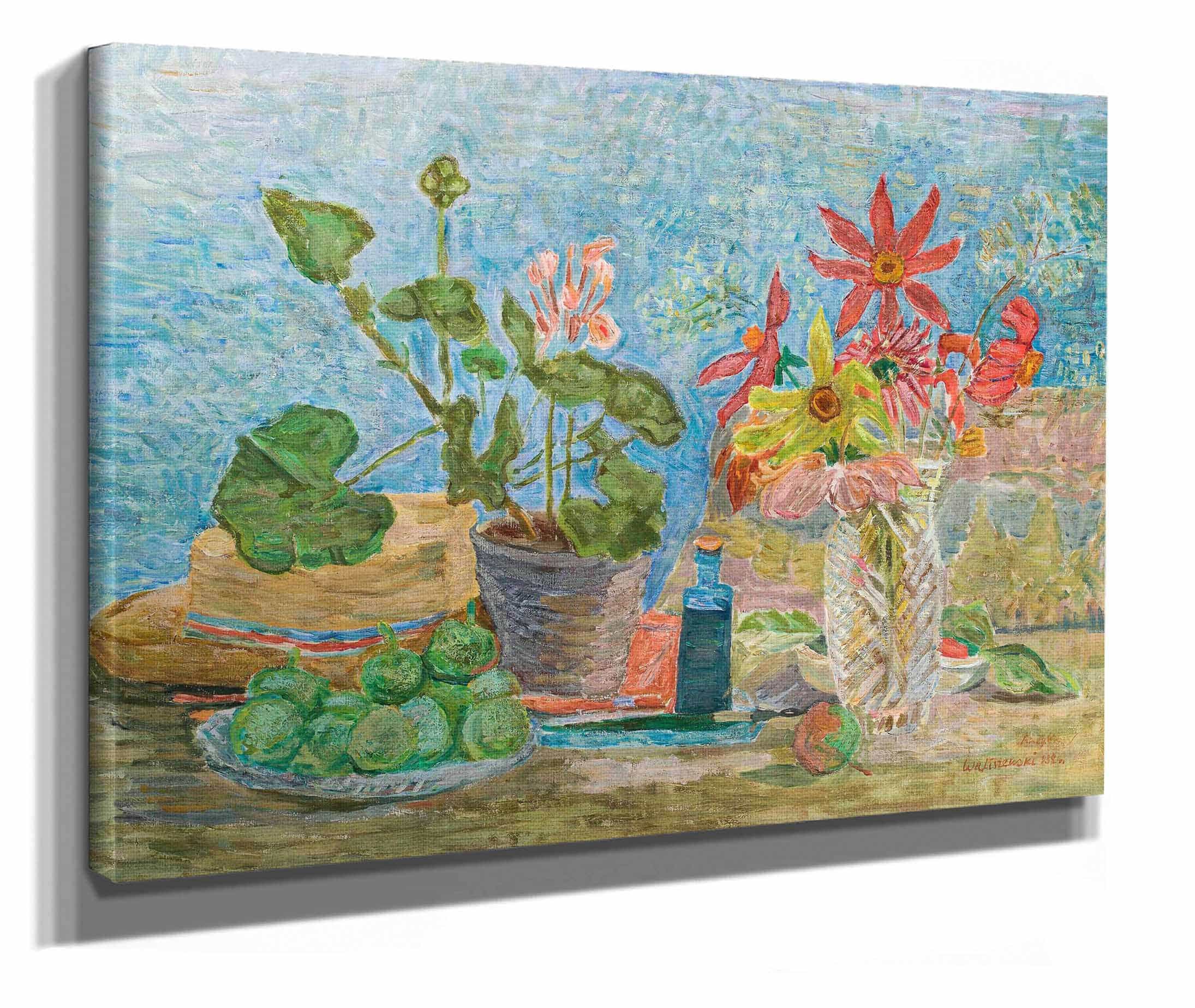 Flowers And Fruit by Zygmunt Waliszewski