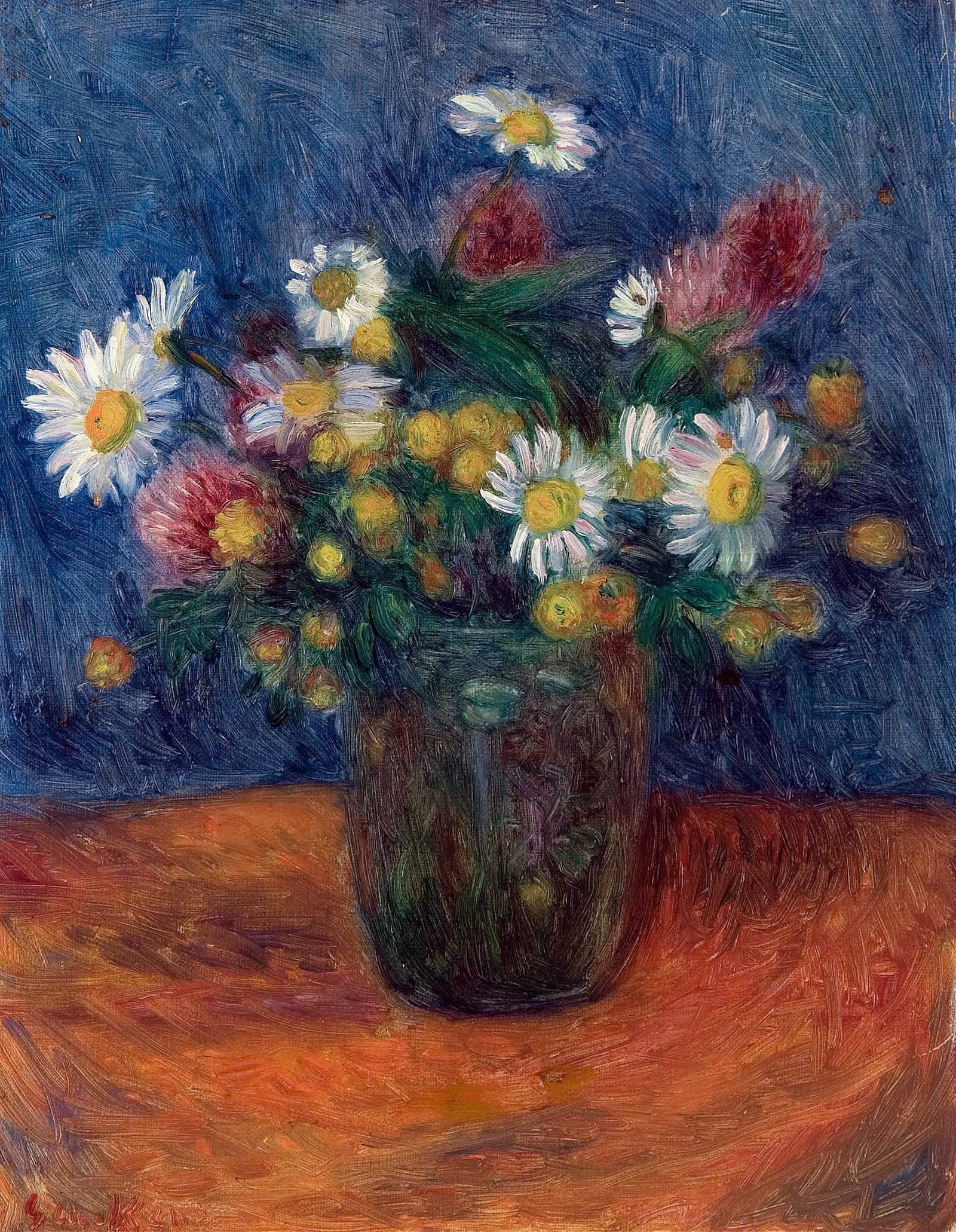 Flowers   by William James Glackens