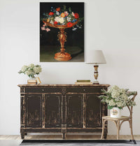 Flowers In A Gilded Tazza by Jan Brueghel The Younger