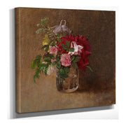 Flowers In A Glass by Albert Edelfelt