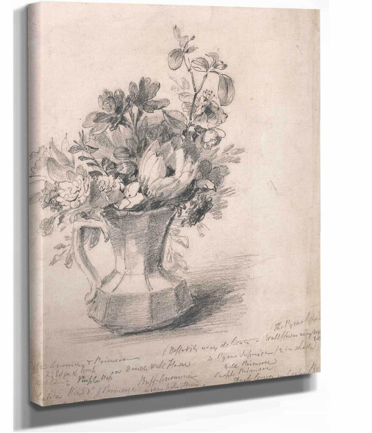 Flowers In A Pitcher by John Constable