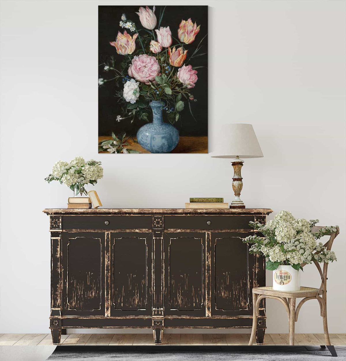 Flowers In A Wan Li Vase  by Jan Brueghel The Elder