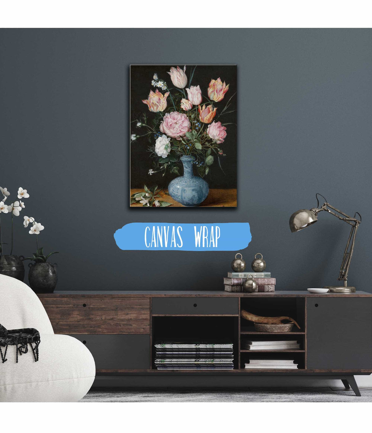 Flowers In A Wan Li Vase  by Jan Brueghel The Elder