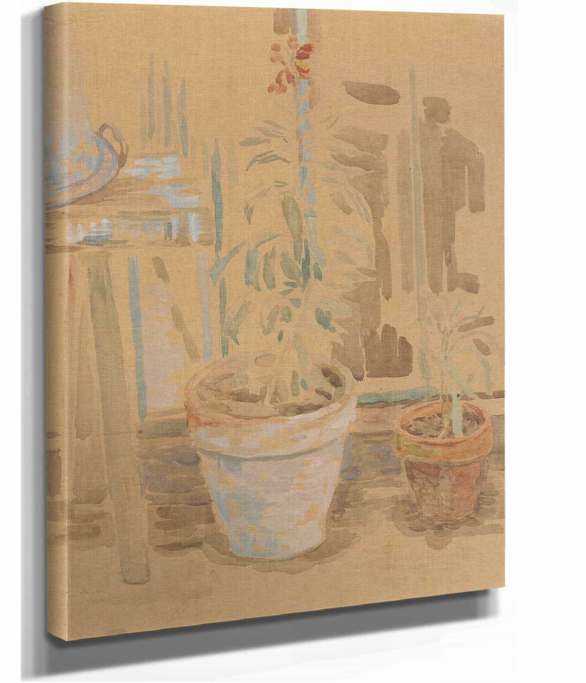 Flowers In Pots by Zygmunt Waliszewski