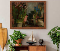 Flowers On A Terrace by Olga Boznanska