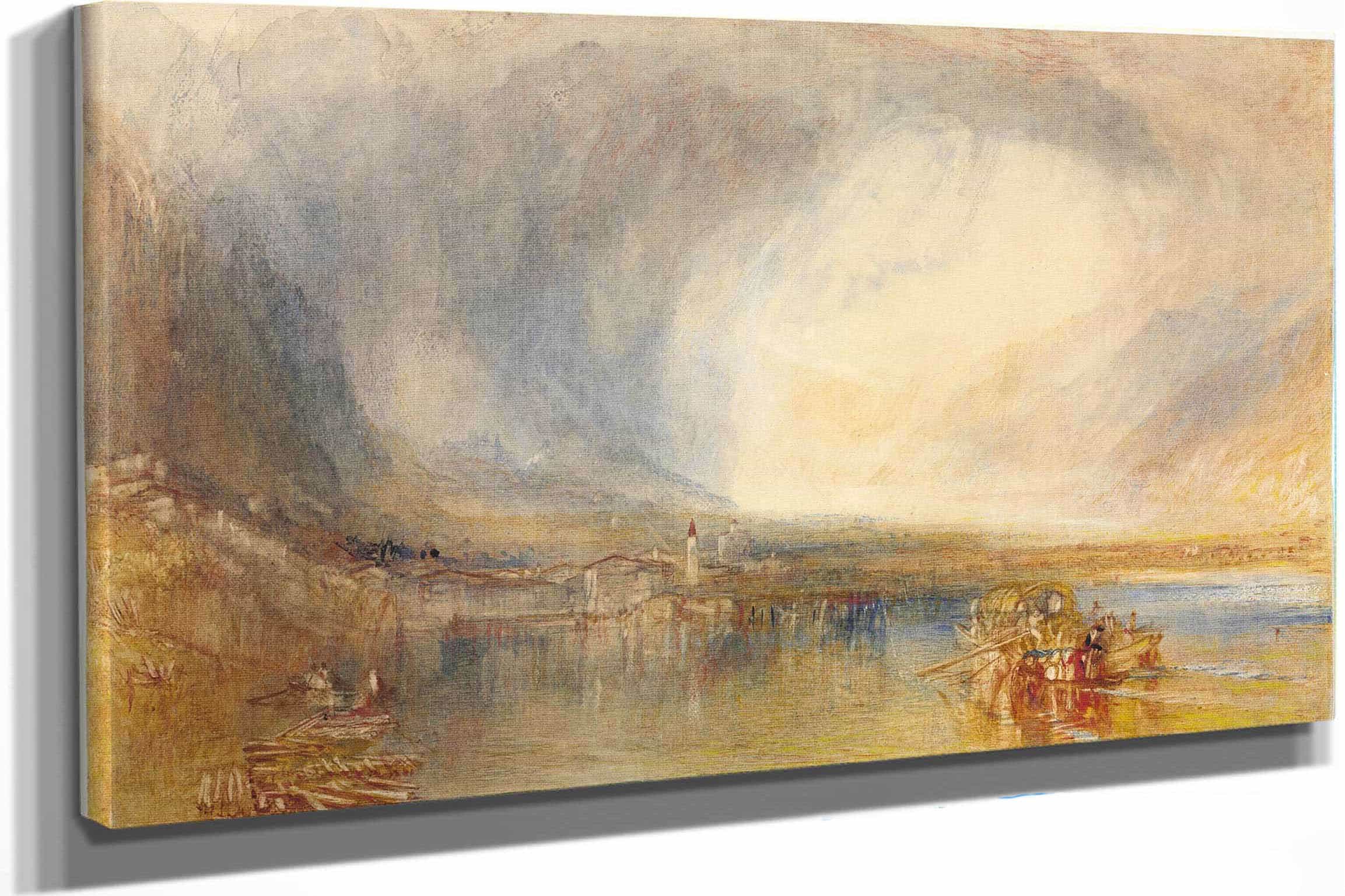 Fluelen From The Lake Of Lucerne by Joseph Mallord William Turner