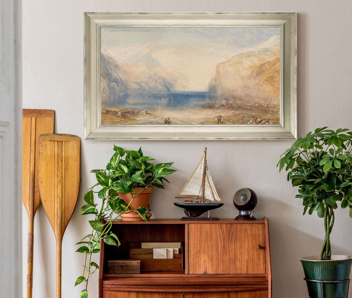 Fluelen Morning Looking Towards The Lake by Joseph Mallord William Turner