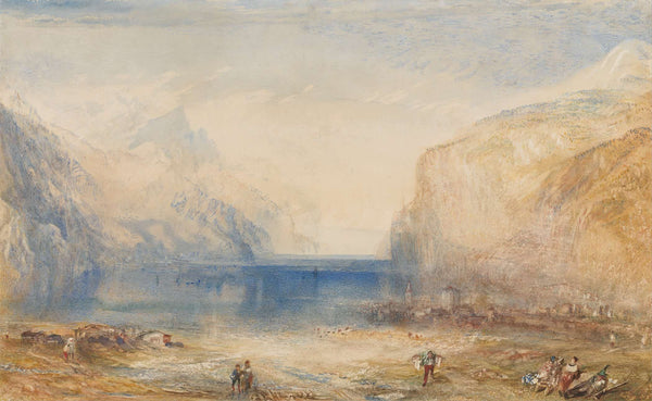 Fluelen Morning Looking Towards The Lake by Joseph Mallord William Turner