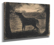Foal Le Poulain Also Called The Colt  by Georges Seurat