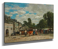 Foire En Bretagne by Eugene Boudin
