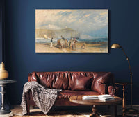 Folkestone Harbour And Coast To Dover by Joseph Mallord William Turner