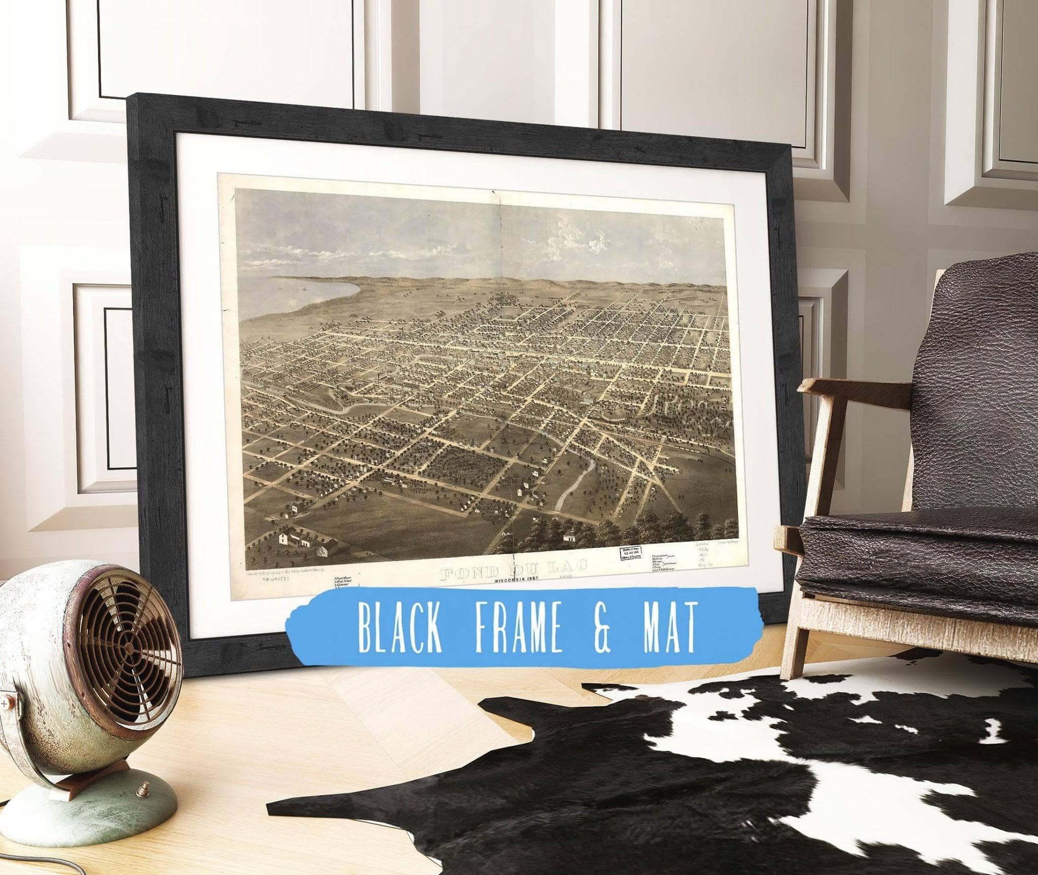 Fond Du Lac Wisconsin 1867 State of Wisconsin
