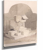 Font At Dersingham Church Norfolk by John Sell Cotman
