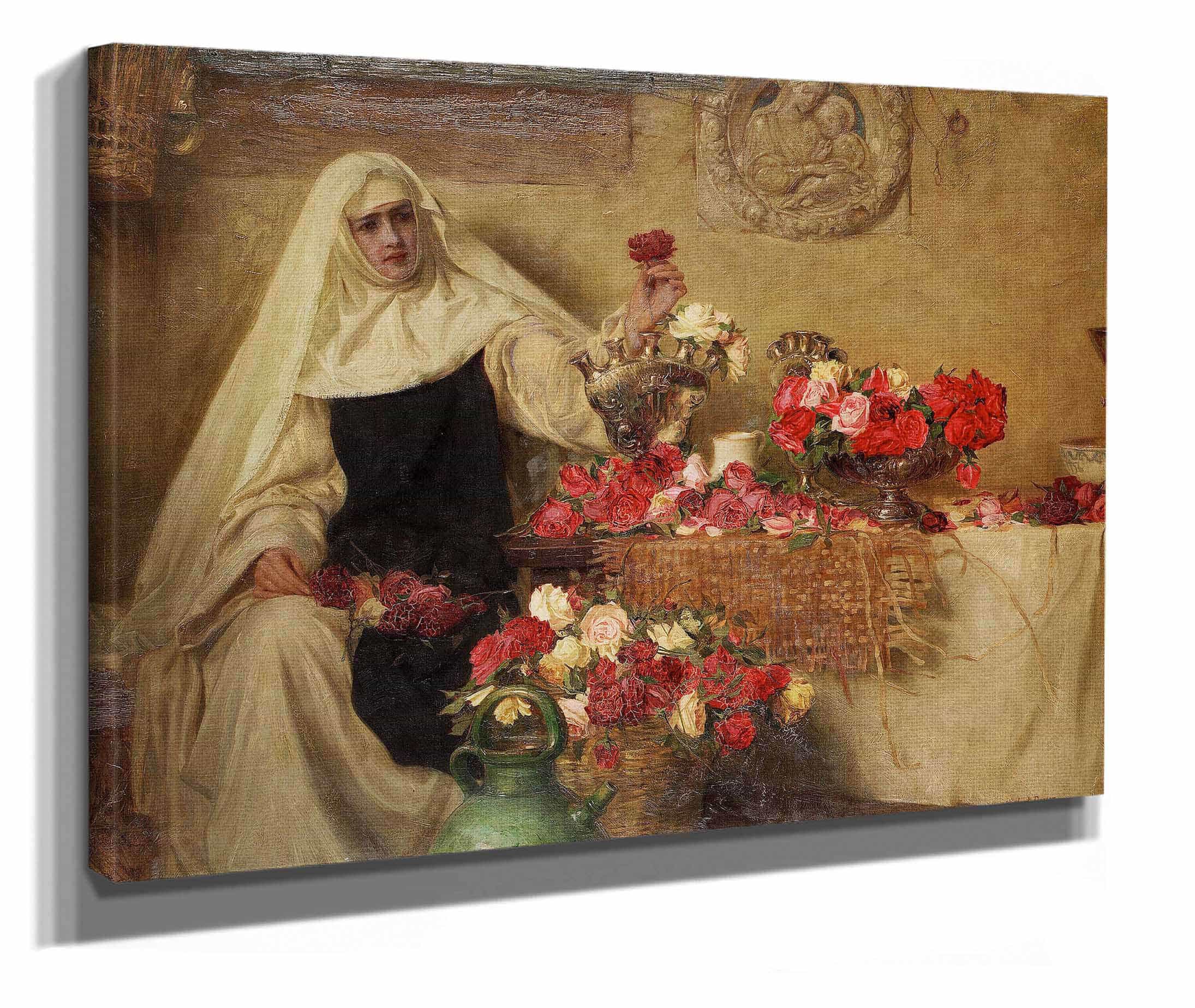 For Saint Dorotheas Day by Herbert James Draper