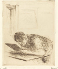 Forain Etching First Plate by Jean Louis Forain