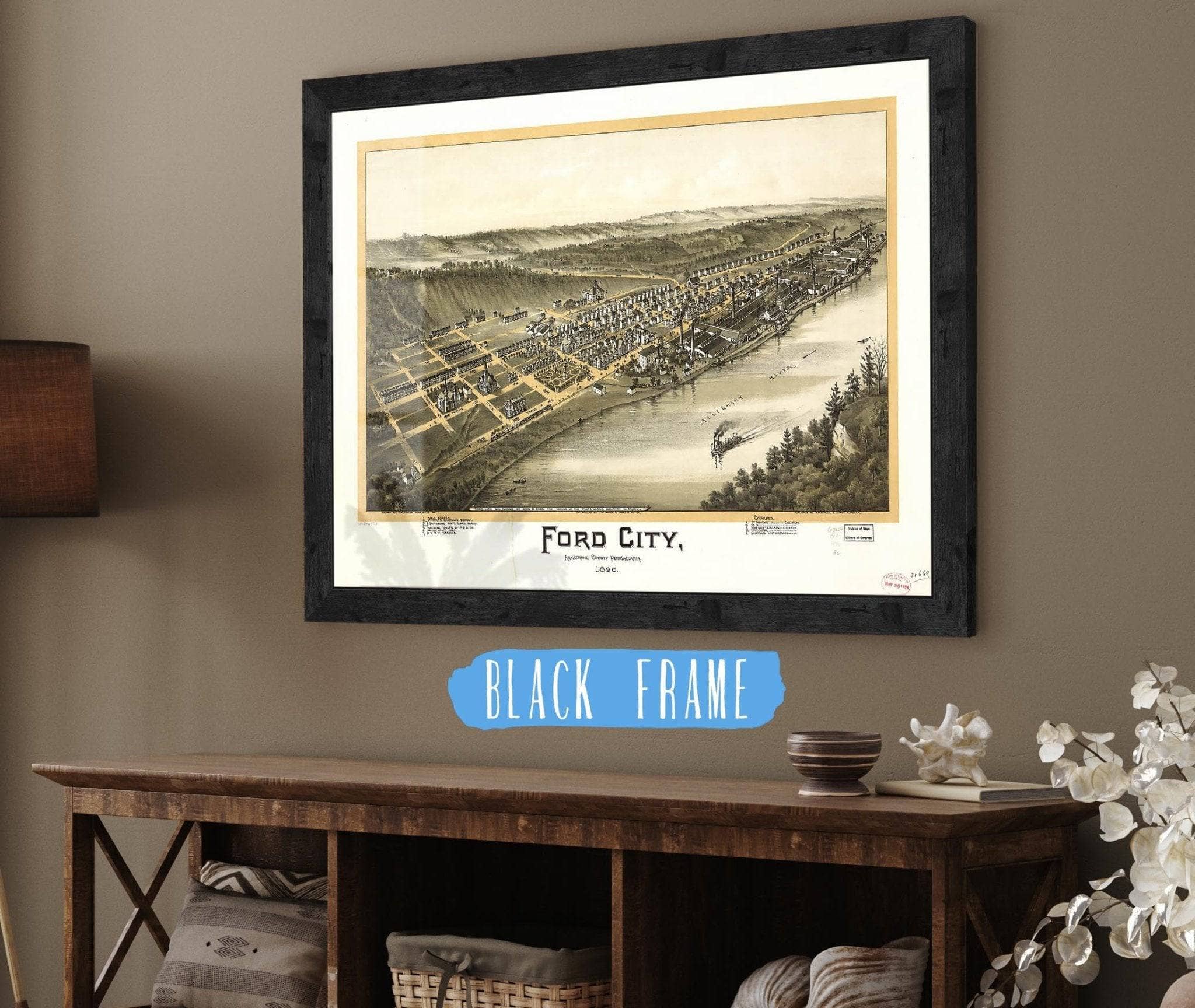Ford City Armstrong County Pennsylvania 1896 State of Pennsylvania