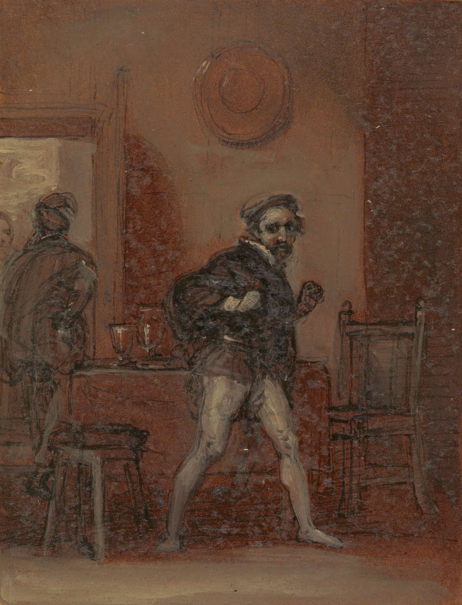 Ford In A Rage After Seeing Falstaff by Robert Smirke