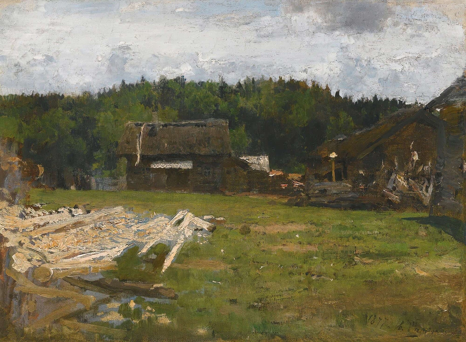 Forest Clearing Near Chuguev Ukraine by Ilya Efimovich Repin