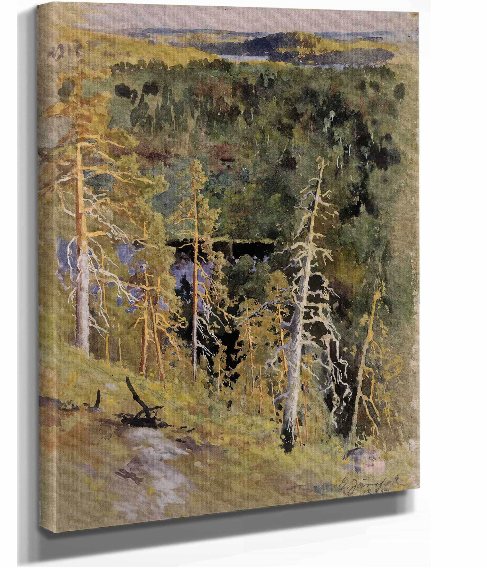 Forest Landscape by Eero Jarnefelt