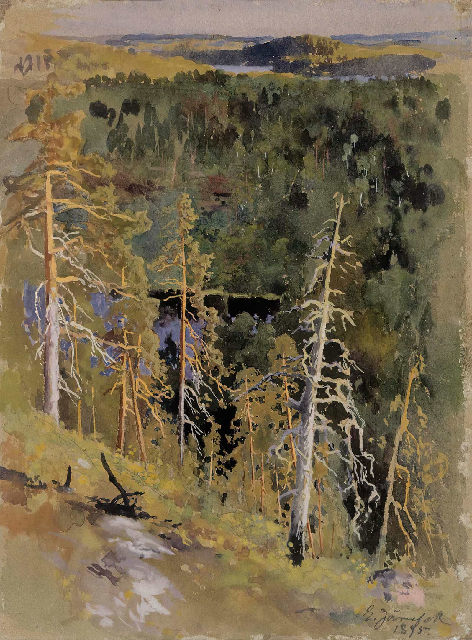 Forest Landscape by Eero Jarnefelt