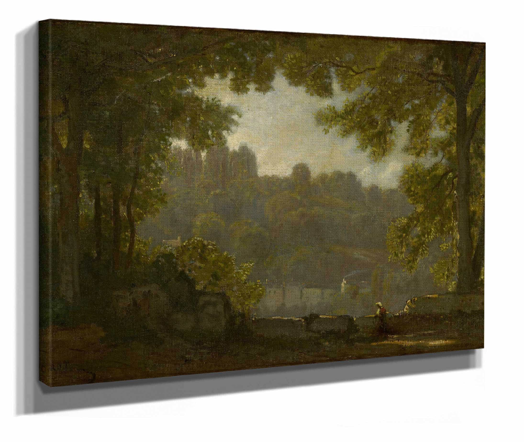 Forest Landscape by Jean Baptiste Camille Corot