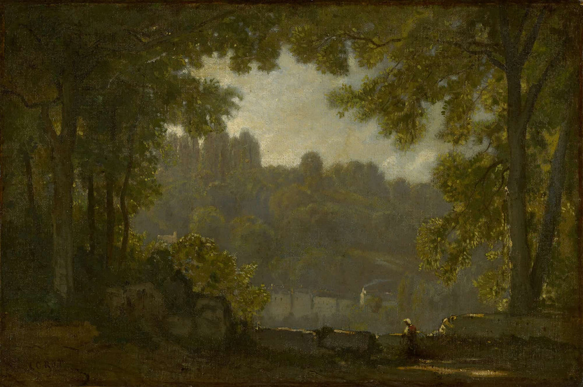 Forest Landscape by Jean Baptiste Camille Corot