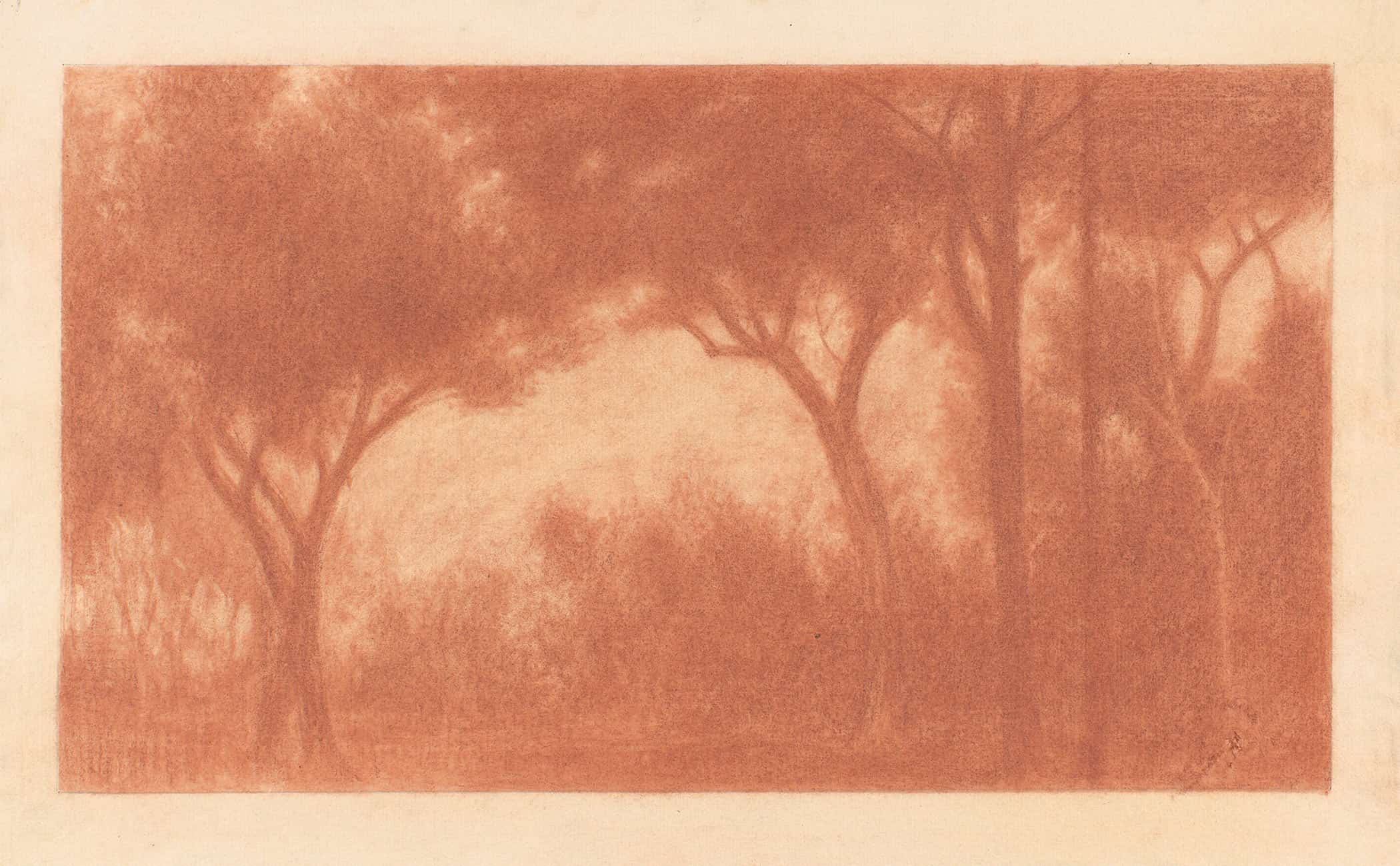 Forest Landscape With A Clearing   by Herbert Crowley
