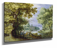 Forest Landscape With Flight Into Egypt by Jan Brueghel The Younger